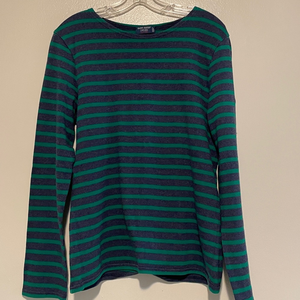 Saint James Long Sleeve Shirt Unisex M